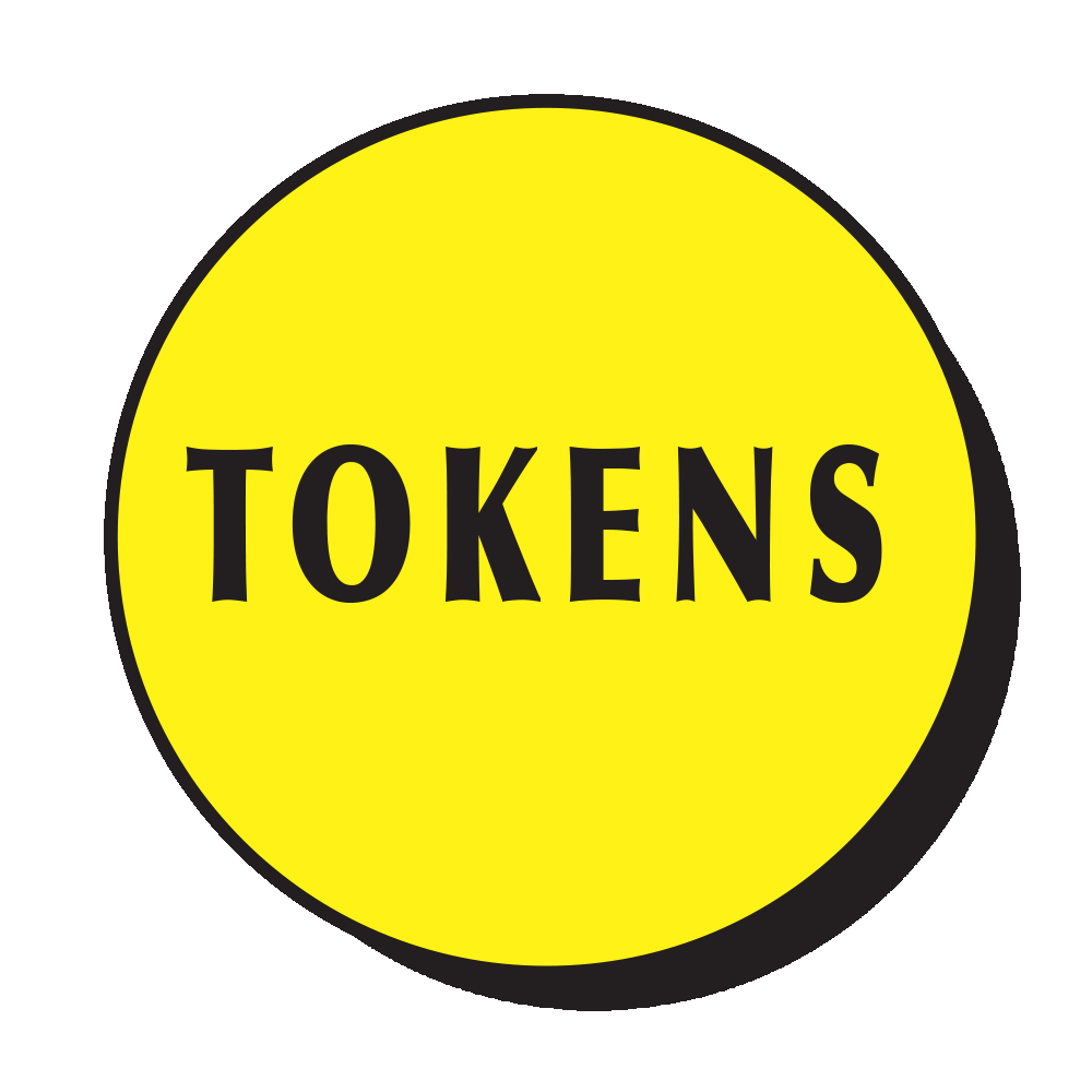Link to token colors, token imprint colors and token sizes.